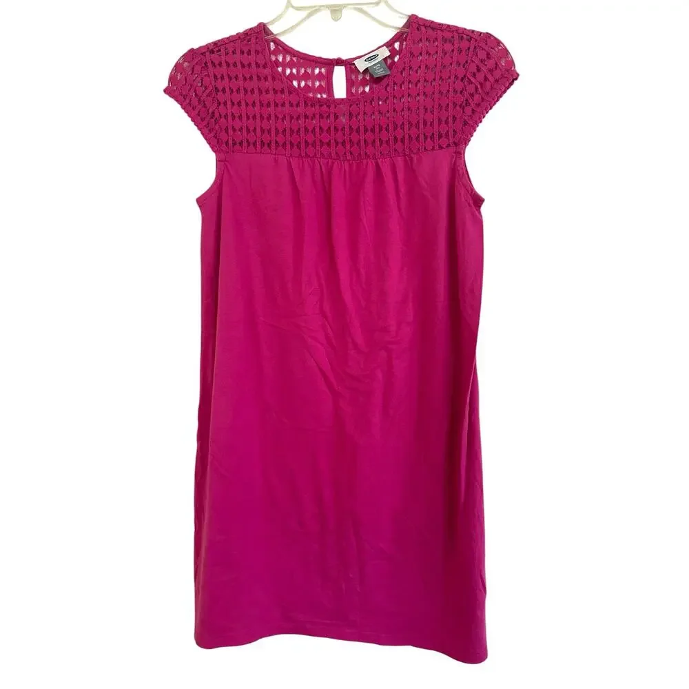 Old Navy shift  dress magenta size XL